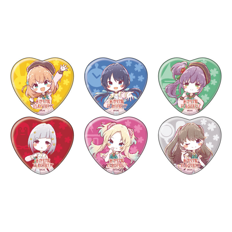 Heart Can Badge "Love Live! Hasu no Sora Jogakuin School Idol Club" 02 Graff Art Illustration
