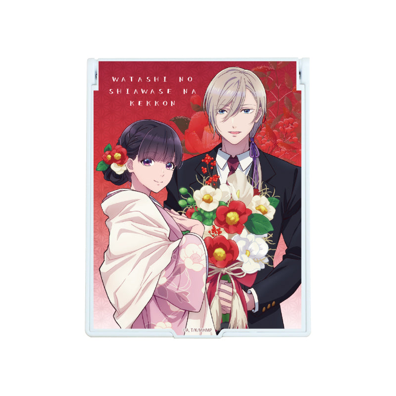 Deka Chara Mirror "My Happy Marriage" 01 Saimori Miyo & Kudou Kiyoka Camellia Ver. (Original Illustration)