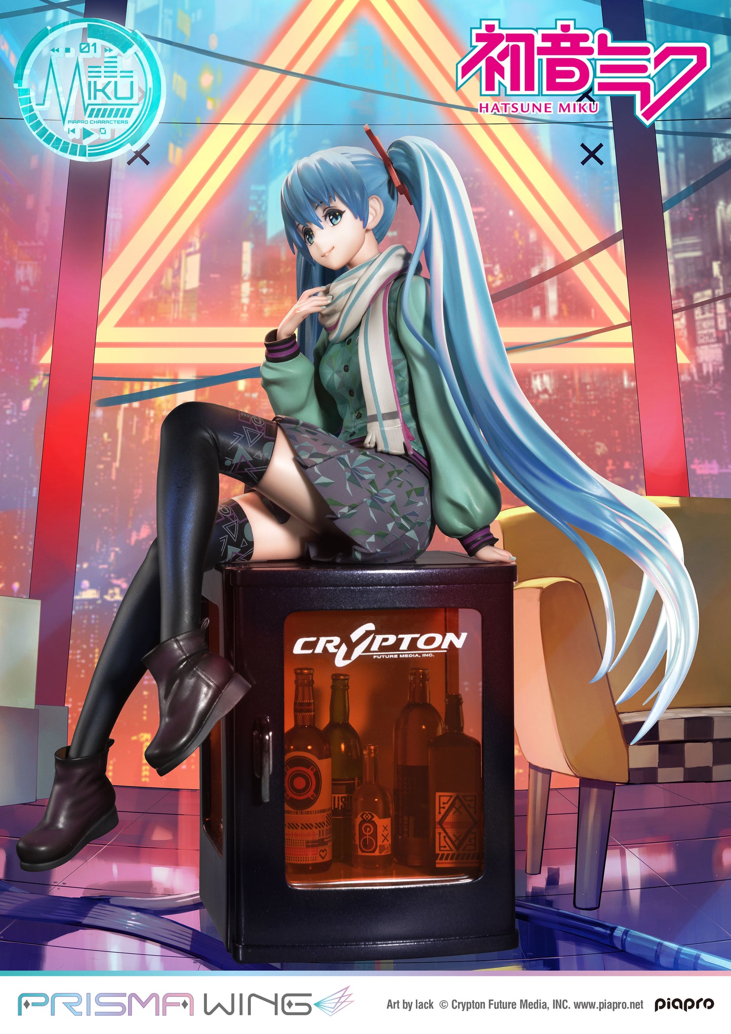 PRISMA WING Hatsune Miku Art by lack 1/7 Scale Figure
