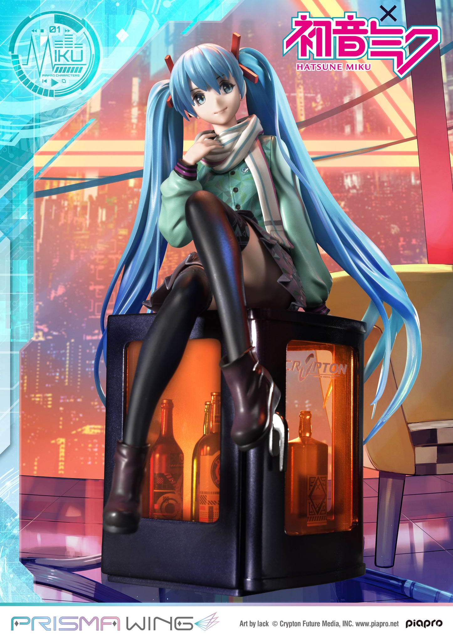 PRISMA WING Hatsune Miku Art by lack 1/7 Scale Figure