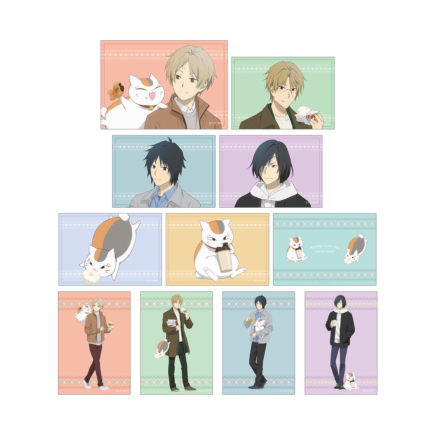 "Natsume Yujincho" Original Illustration Winter Outfit Ver. Trading Bromide