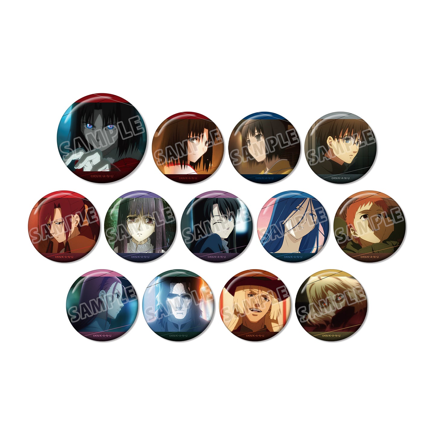 "The Garden of Sinners" Trading Can Badge