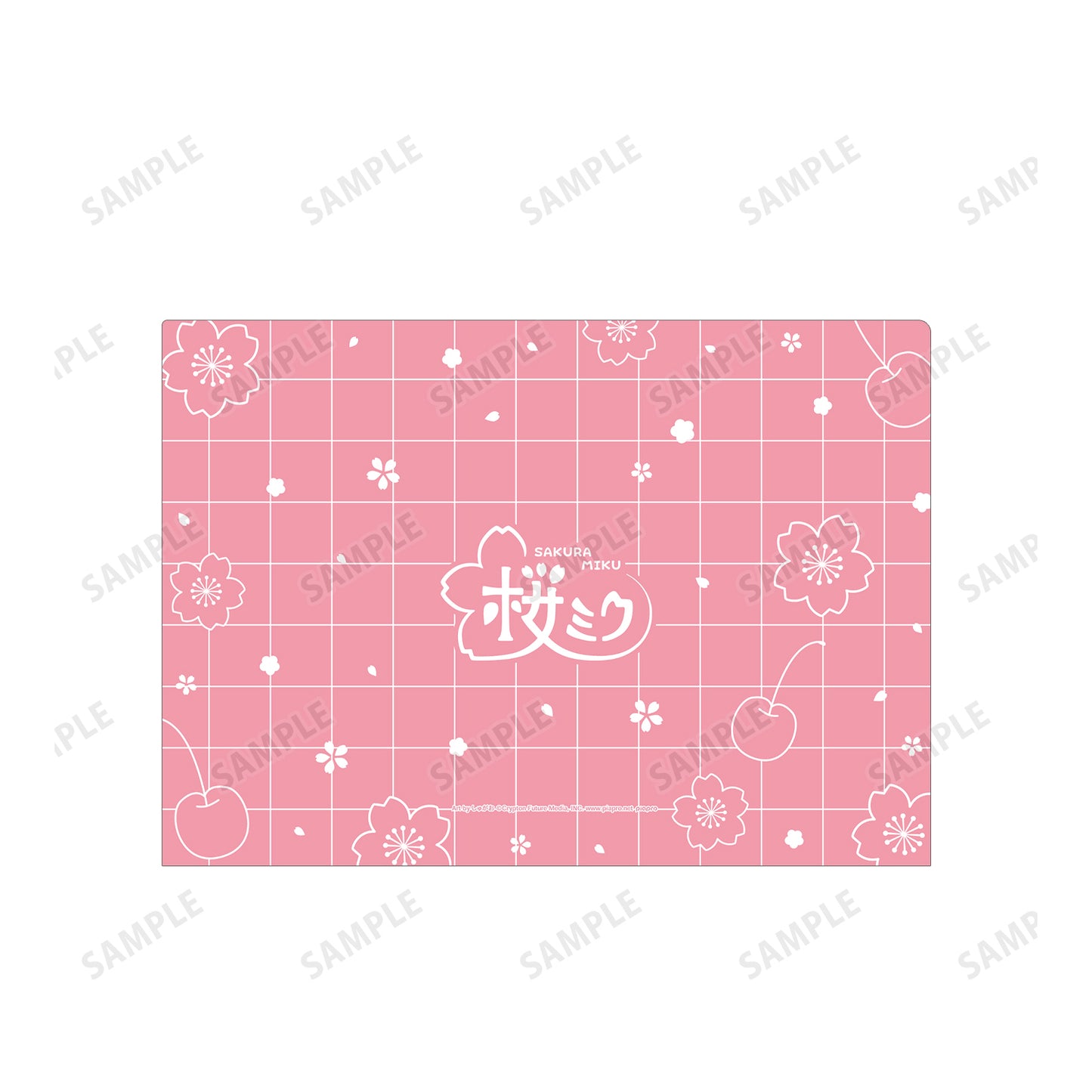 Sakura Miku Original Illustration Group Cherry Blossom Party Ver. Art by Shugao Clear File