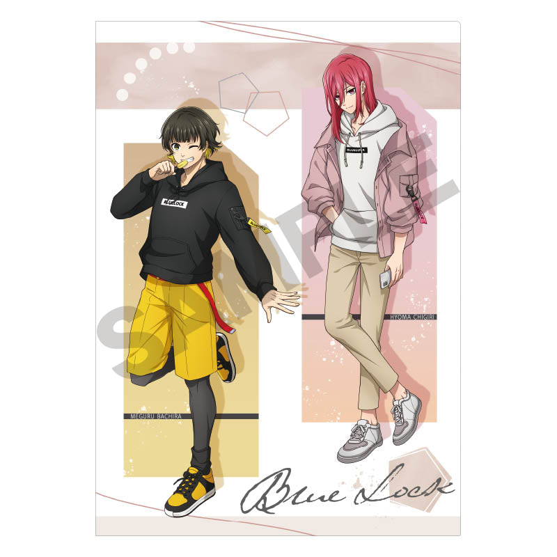 Blue Lock" Single Clear File Folders Hoodies ver.