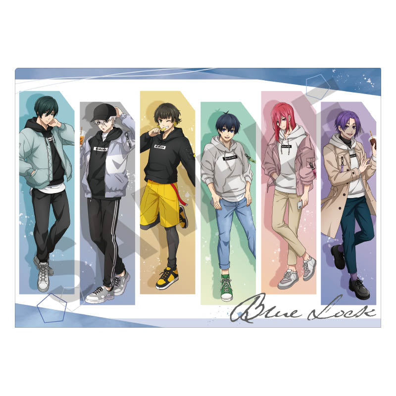 Blue Lock" Single Clear File Folders Hoodies ver.