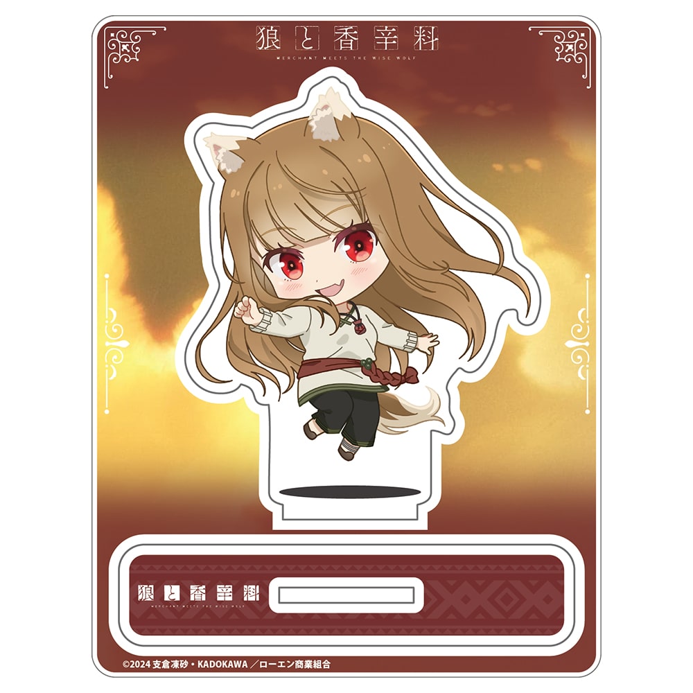 "Spice and Wolf: merchant meets the wise wolf" Jum-colle Acrylic Stand