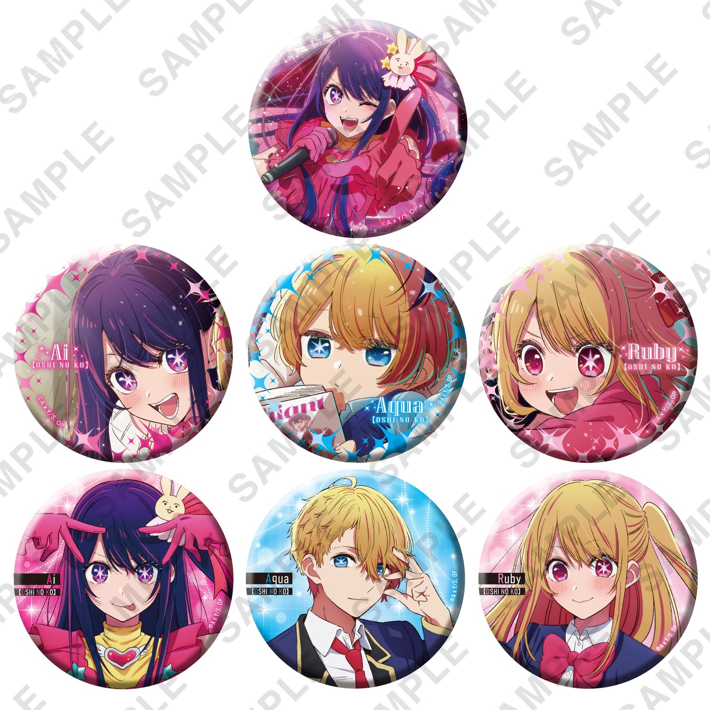 "Oshi no Ko" Trading Can Badge