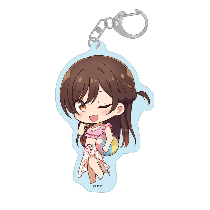 "Rent-A-Girlfriend" Puchichoko Acrylic Key Chain Swimwear