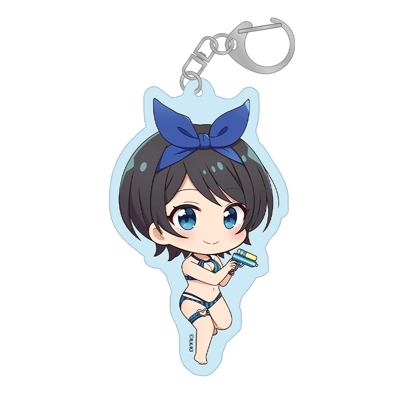 "Rent-A-Girlfriend" Puchichoko Acrylic Key Chain Swimwear