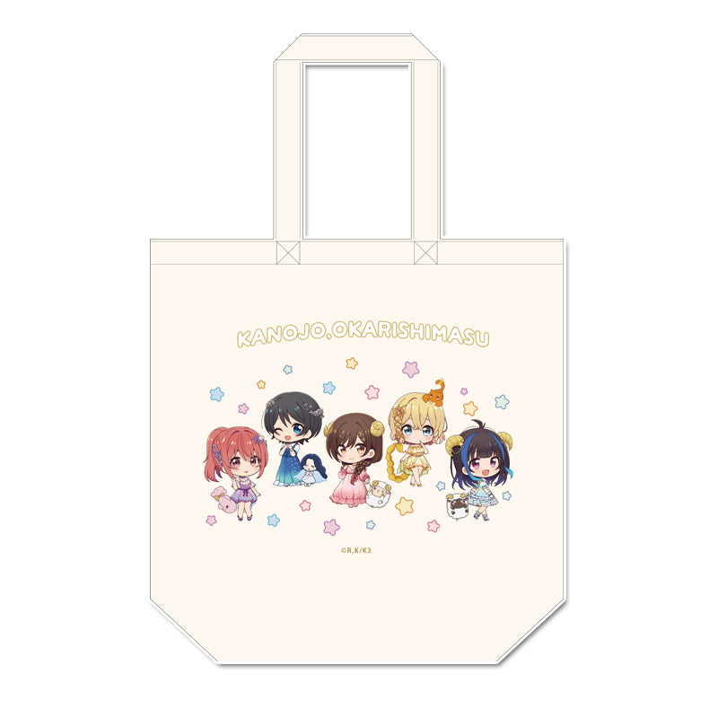 "Rent-A-Girlfriend" Puchichoko Canvas Tote Bag Constellation Ver.
