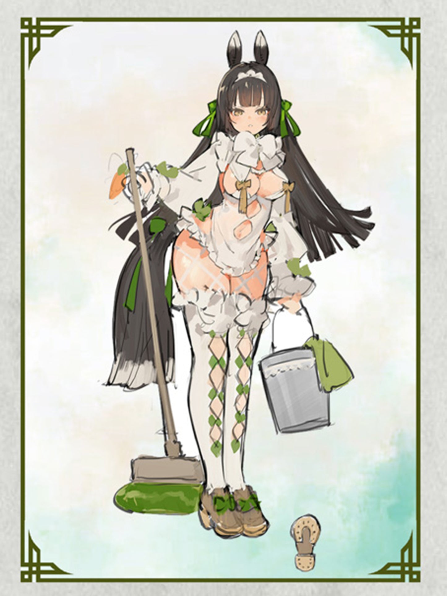 KAGEBOSHI HORSE MAID MIDORI-CHAN 1/7 SCALE FIGURE