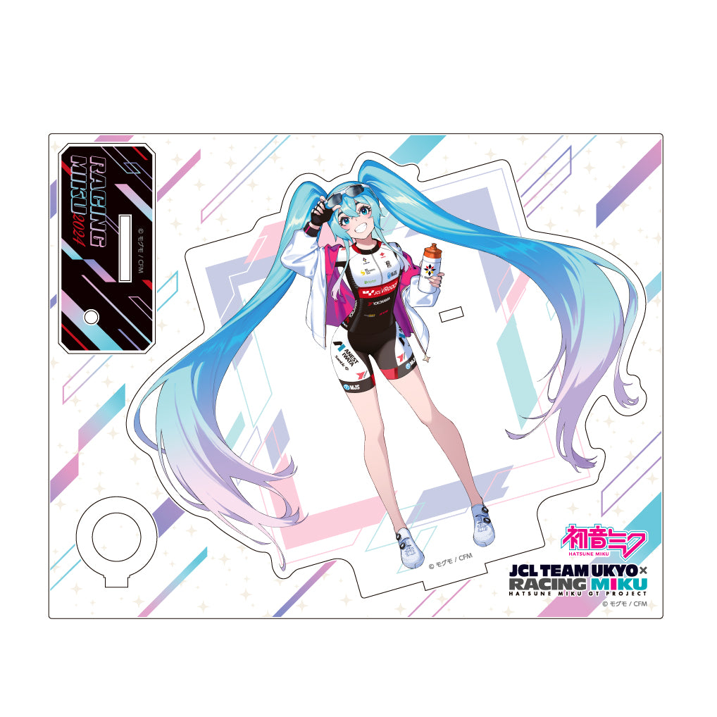 Racing Miku 2024 JCL TEAM UKYO Cheering Ver. Acrylic Pen Stand