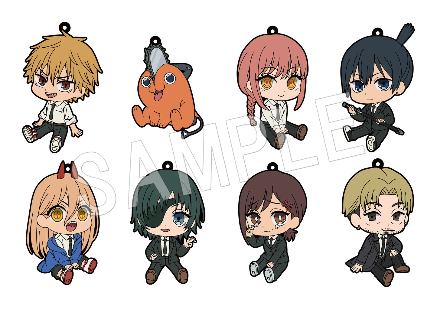 "Chainsaw Man" Petanko Trading Rubber Strap