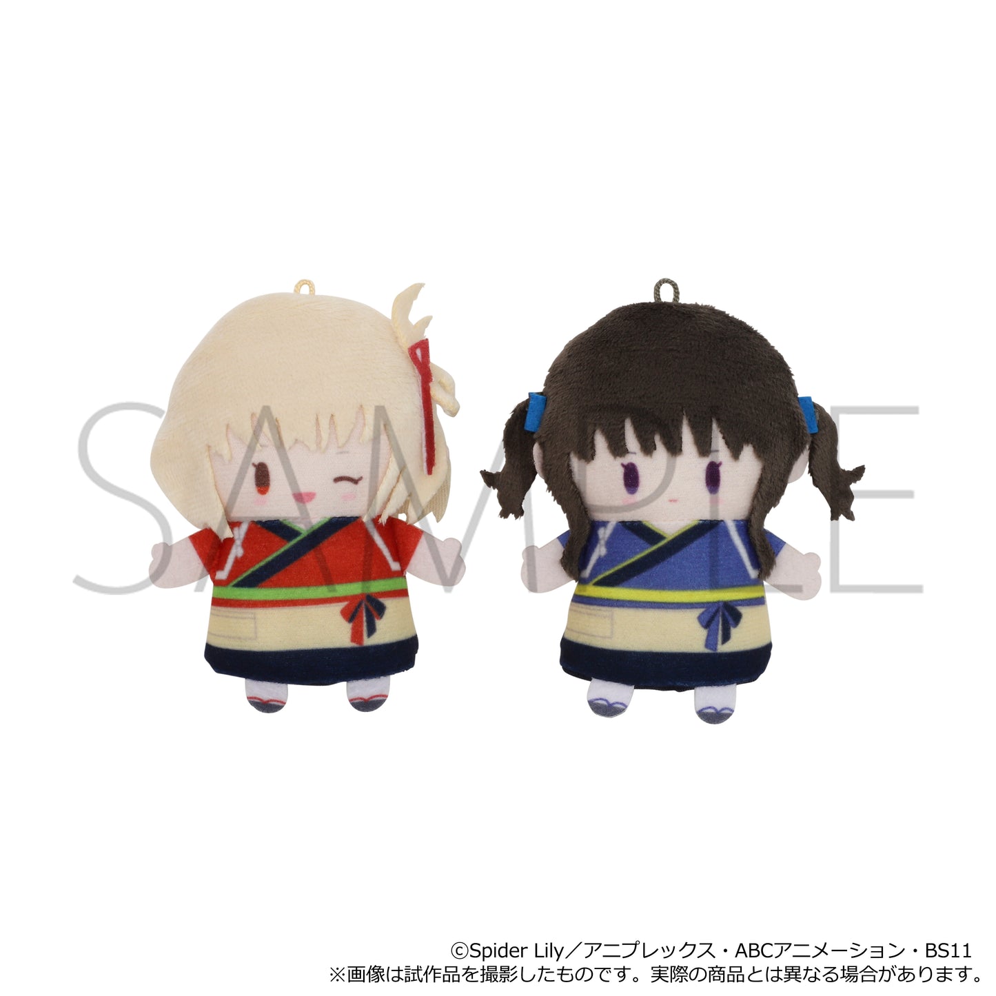 "Lycoris Recoil" Finger Mascot Puppela Set (Plush) Nishikigi Chisato & Inoue Takina (Cafe LycoReco Ver.)