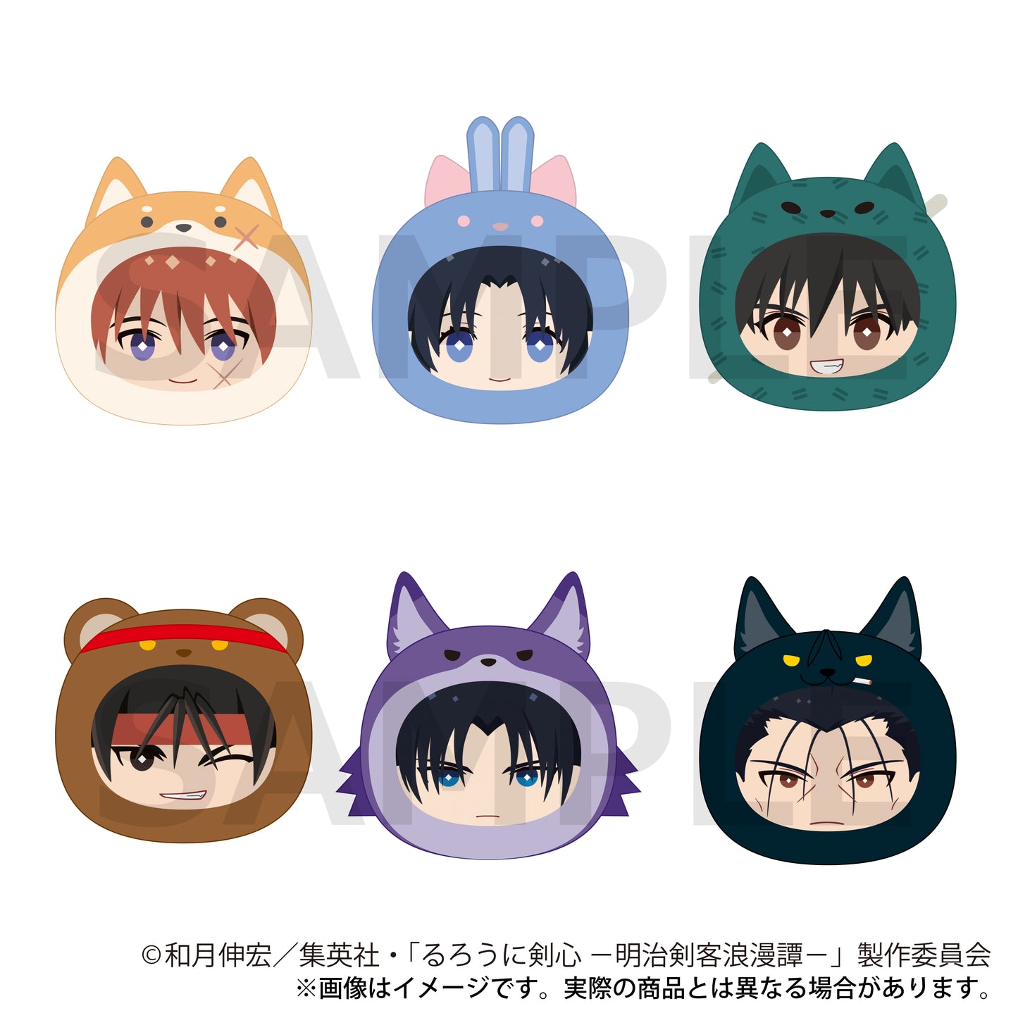 "Rurouni Kenshin: Meiji Swordsman Romantic Story" Anizukin (Plush Mascot)