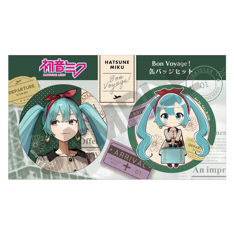 Hatsune Miku Can Badge 2 Set