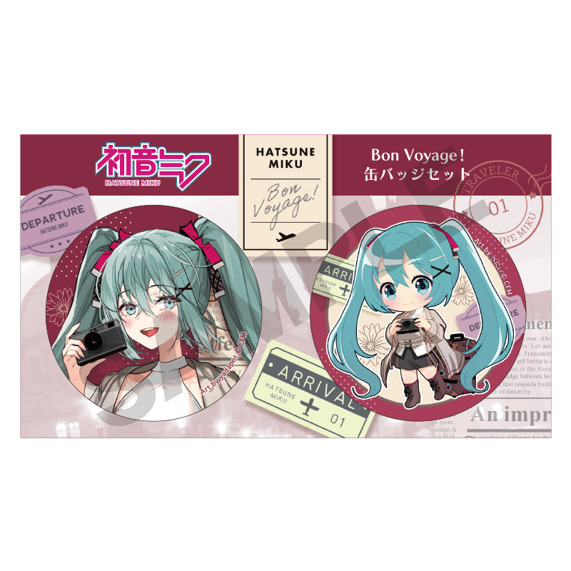 Hatsune Miku Can Badge 2 Set