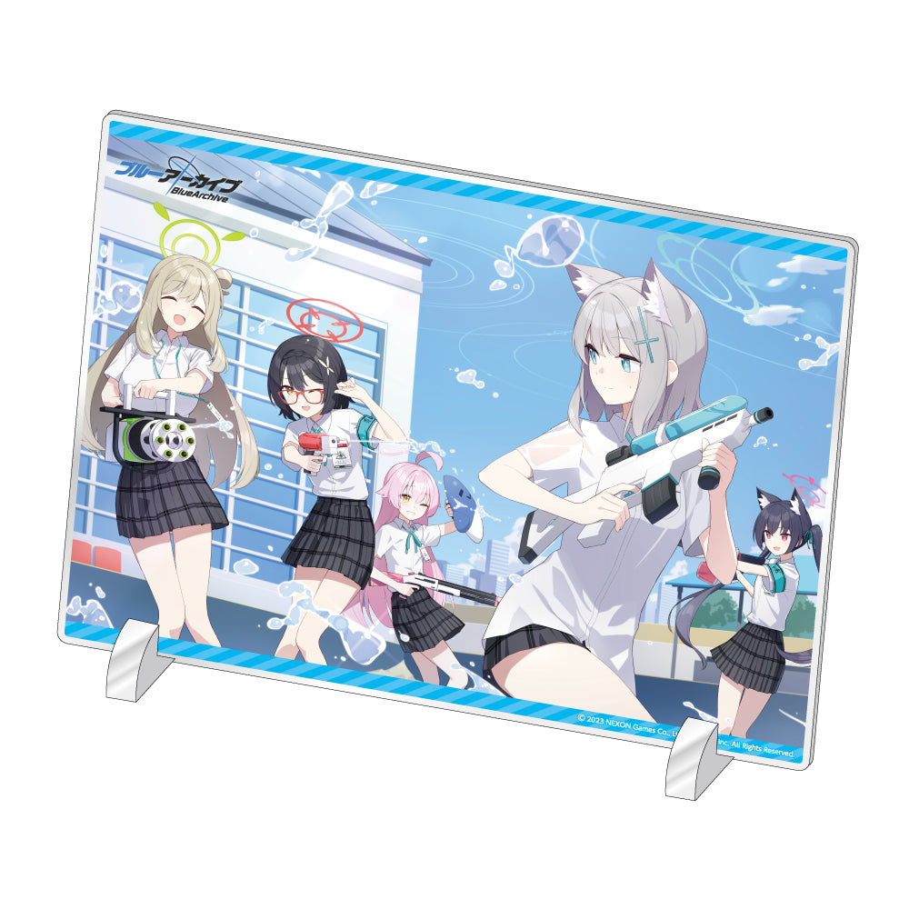 "Blue Archive" Original Illustration Acrylic Art Stand