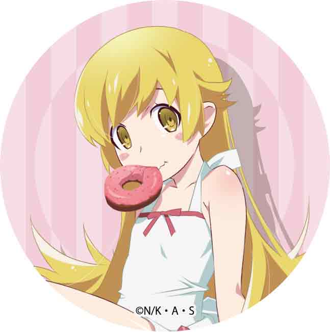 "Monogatari" Series x Darts Trading Can Badge