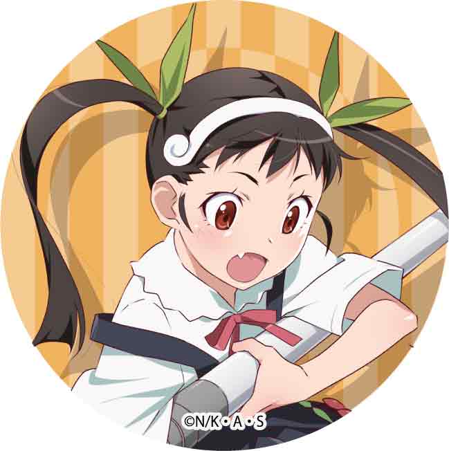 "Monogatari" Series x Darts Trading Can Badge