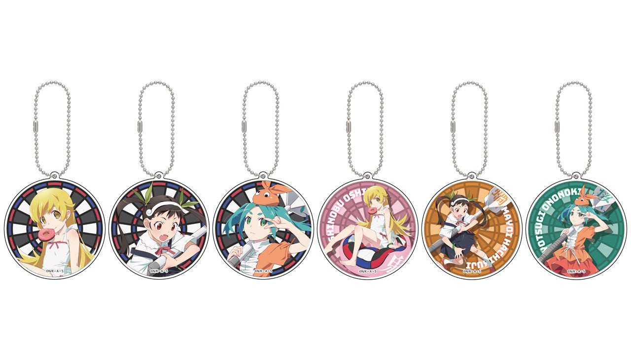 "Monogatari" Series x Darts Trading Acrylic Key Chain