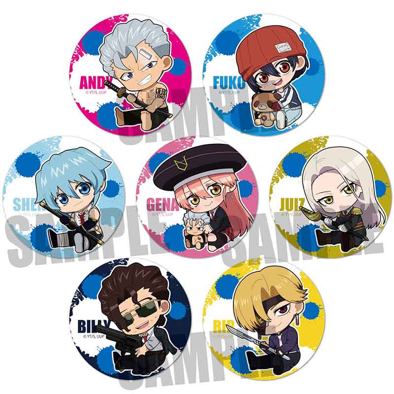 Trading Can Badge "Undead Unluck" GyuGyutto