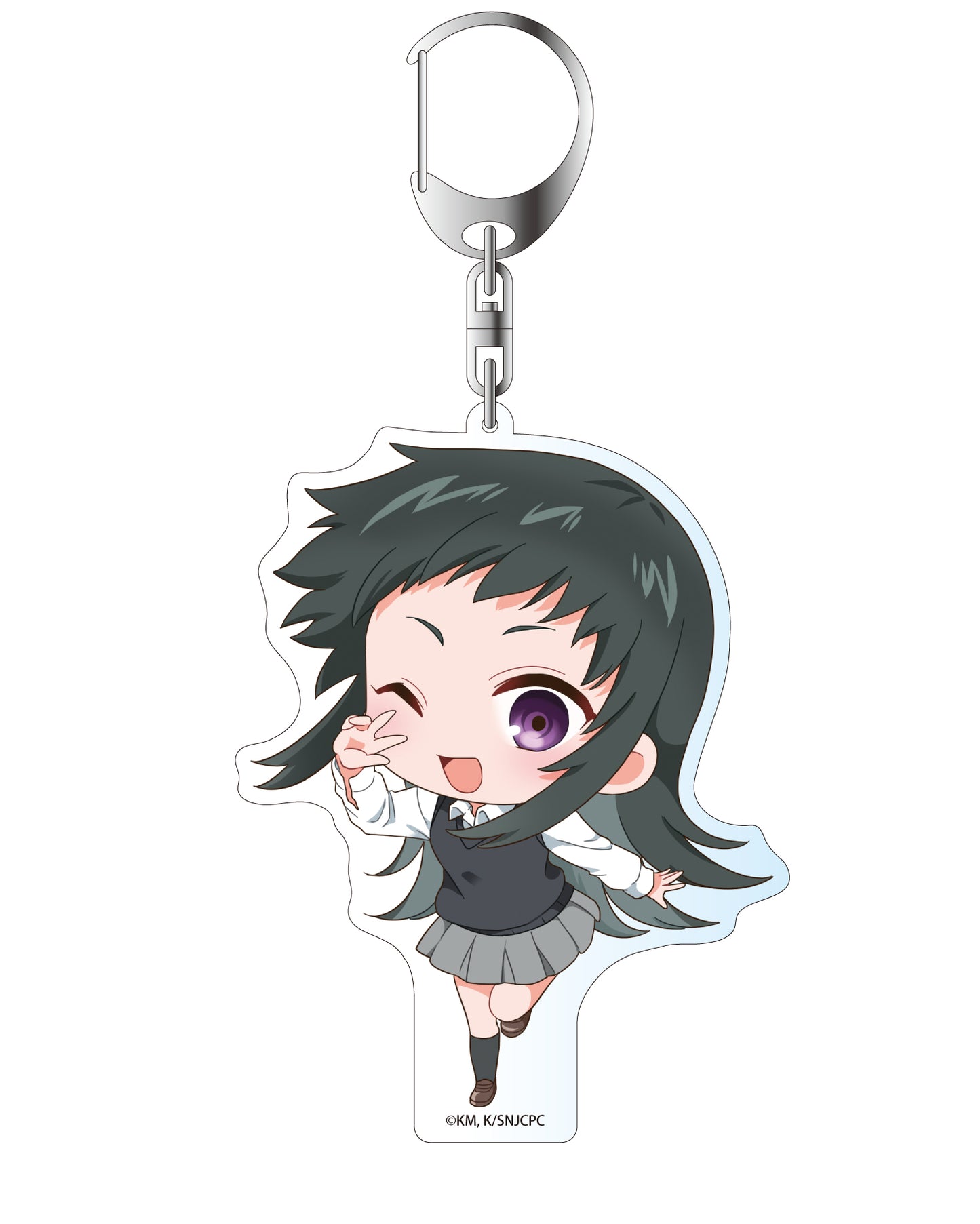 "Miss Shikimori Is Not Just Cute" Original Illustration Acrylic Key Chains