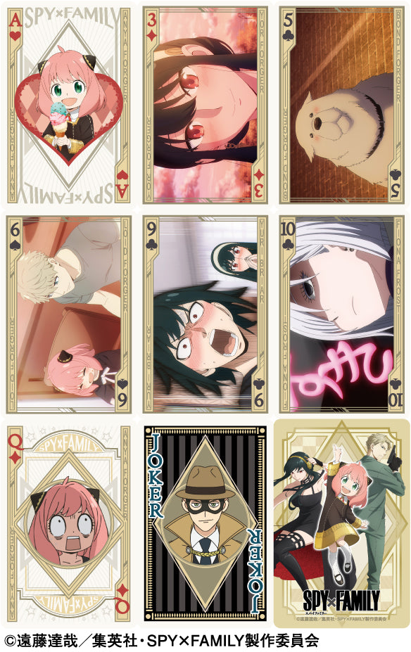 "SPY x FAMILY" Playing Cards (with Clear Case)
