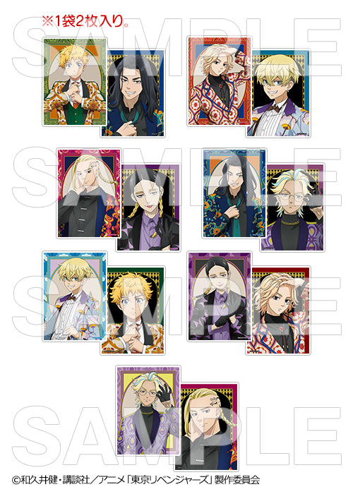 "Tokyo Revengers" Trading Clear Card (2 Pieces) -RETRO PATTERN SUIT-