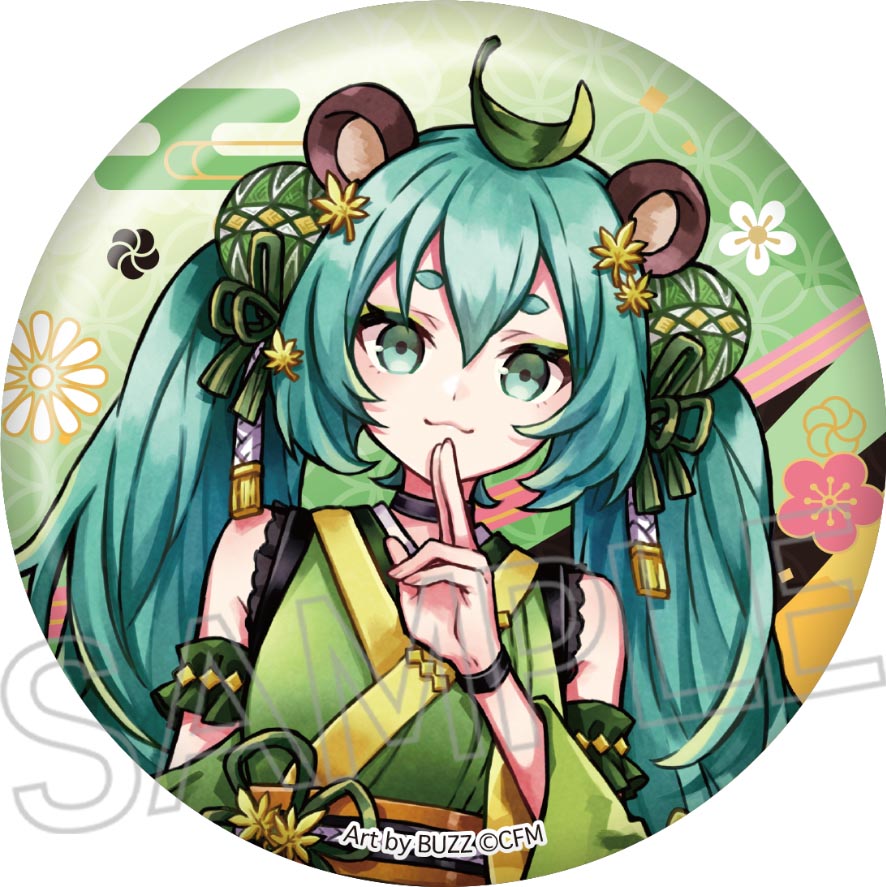 Hatsune Miku Hyakki Yakou Big Can Badge