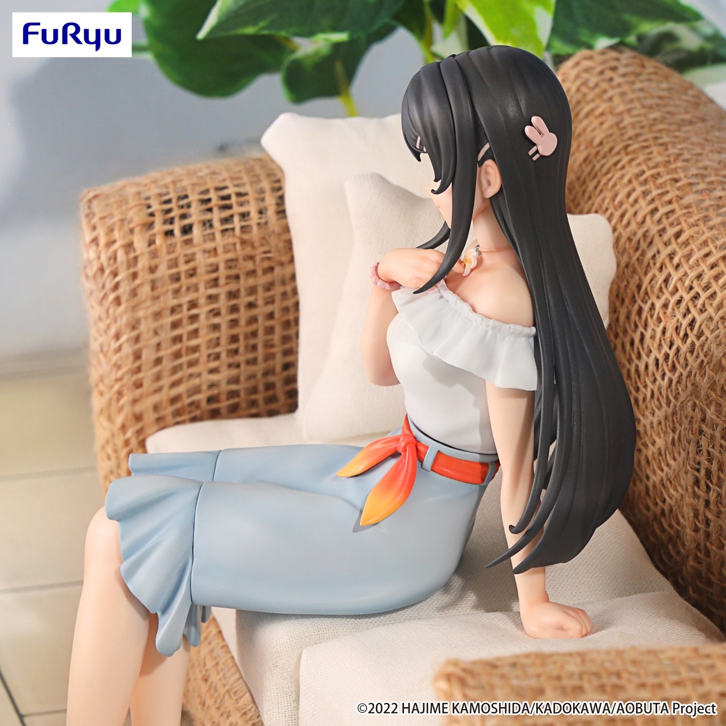 Rascal Does Not Dream Series Noodle Stopper Figure -Mai Sakurajima Summer Outfit ver