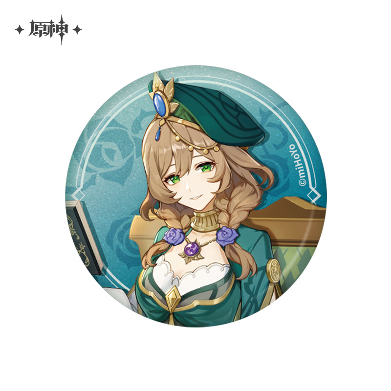 Genshin Impact Character Pin Badge