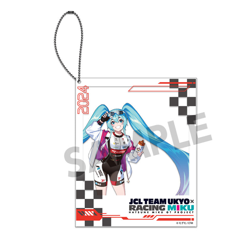 Racing Miku 2024 Acrylic Key Chain