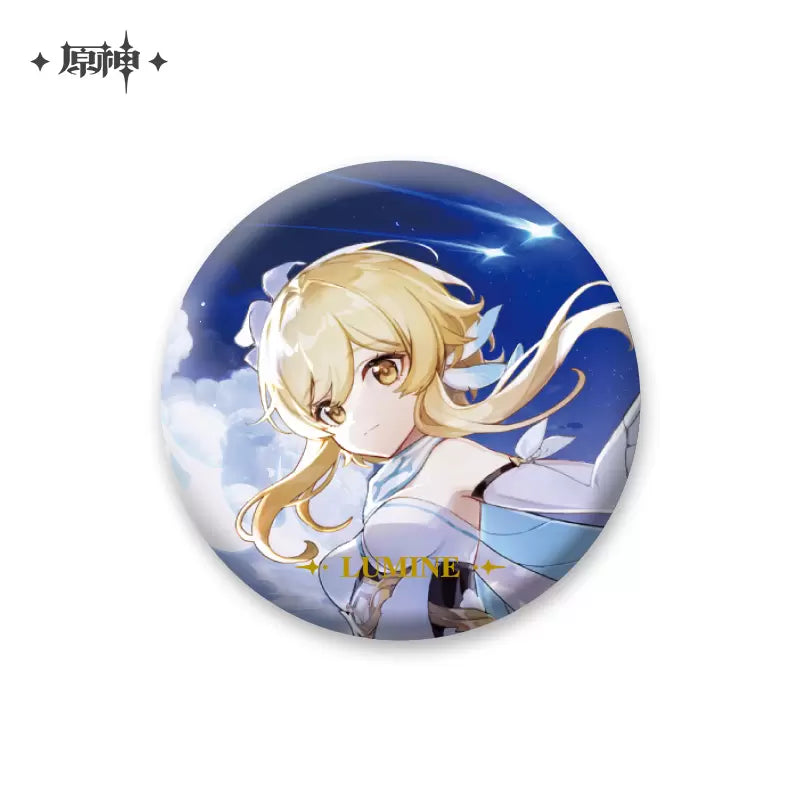 Genshin Impact Tin Badges