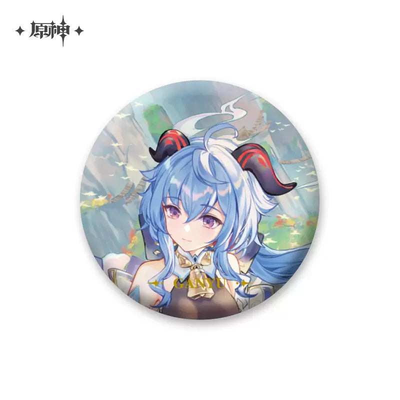 Genshin Impact Tin Badges
