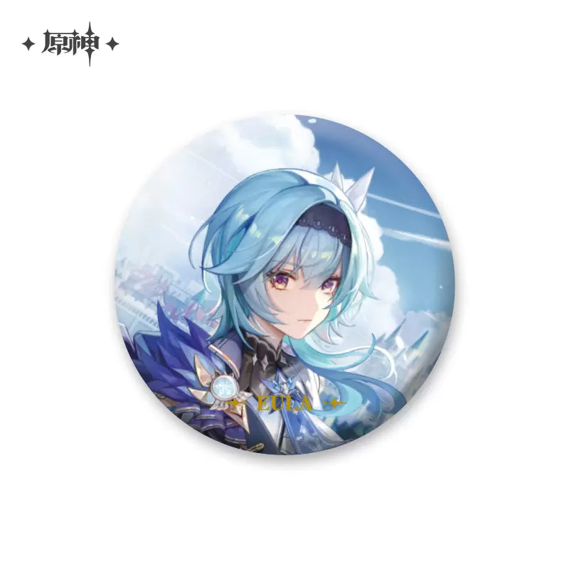 Genshin Impact Tin Badges