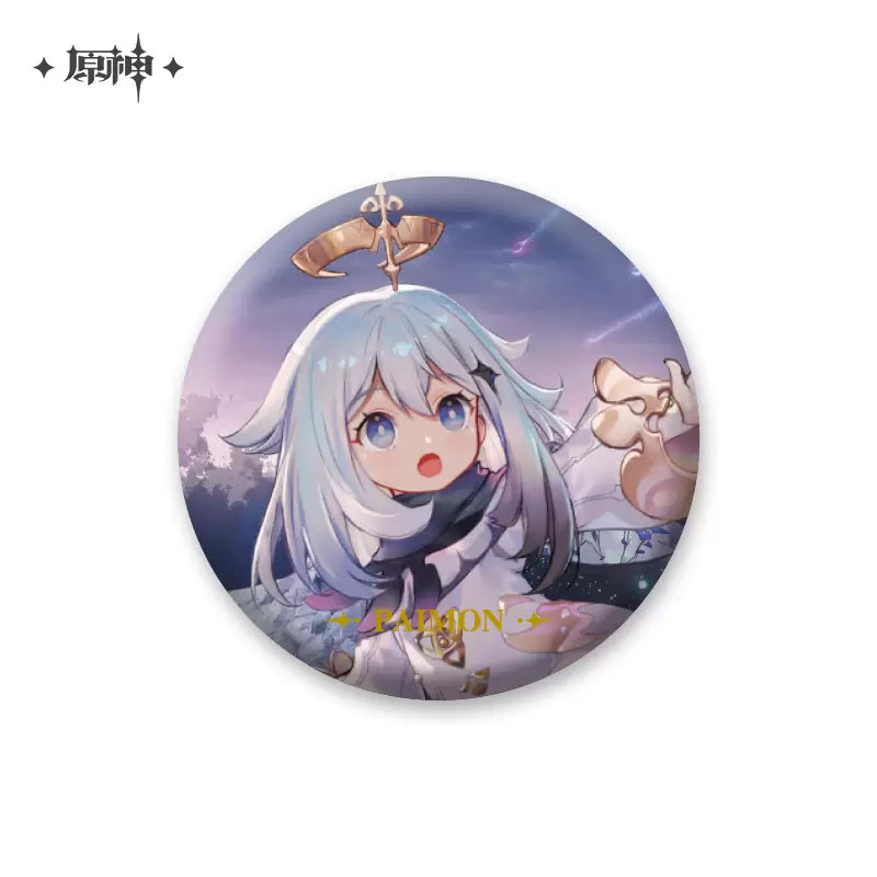 Genshin Impact Tin Badges