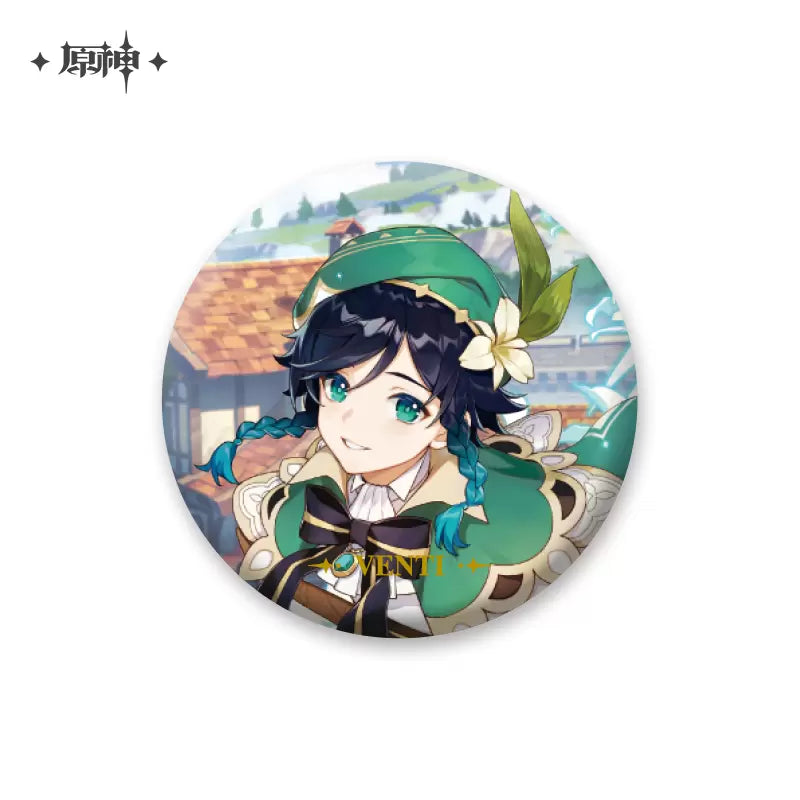 Genshin Impact Tin Badges