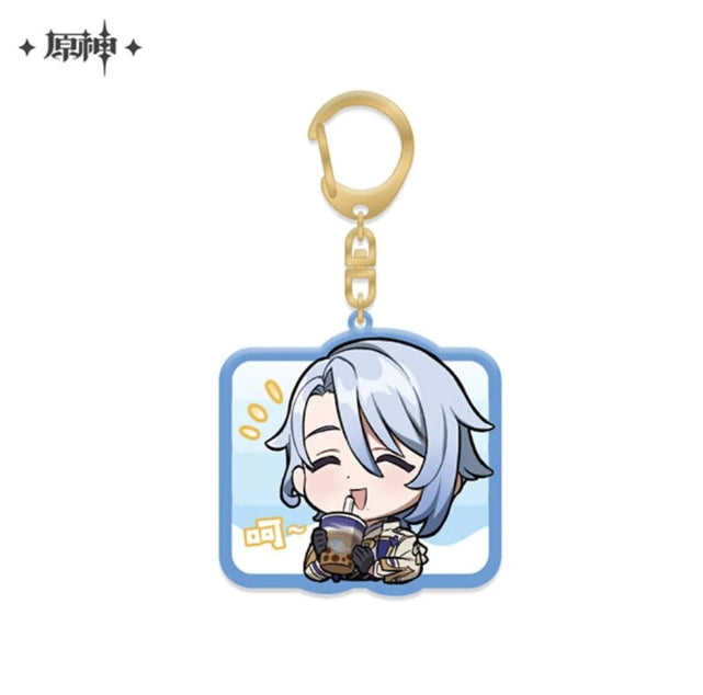 Genshin Impact Emoji Acrylic Pendant