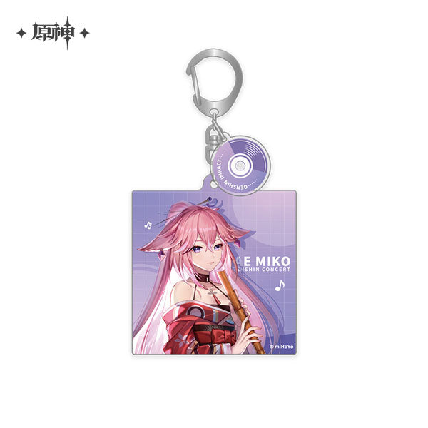 Genshin Impact 2022 Online Concert Series Keychains