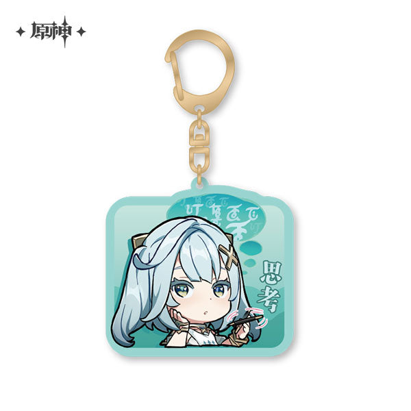 Genshin Impact Chibi Stamp Series Acrylic Strap