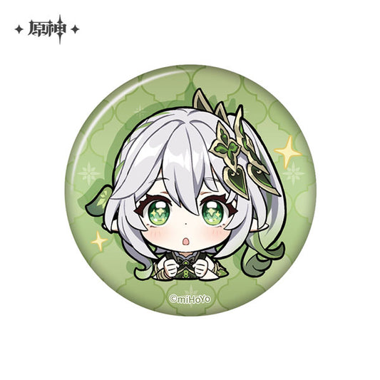 Genshin Impact Chibi Stamp Series Tin Badge
