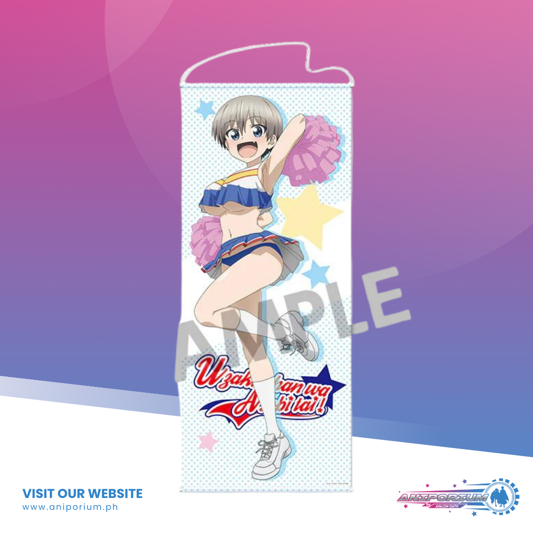 "Uzaki-chan Wants to Hang Out!" Original Illustration Life-size Tapestry Uzaki Hana Cheer Ver.