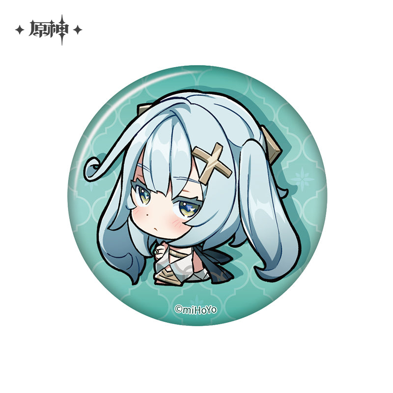 Genshin Impact Chibi Stamp Series Tin Badge