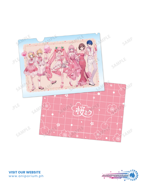 Sakura Miku Original Illustration Group Cherry Blossom Party Ver. Art by Shugao Clear File