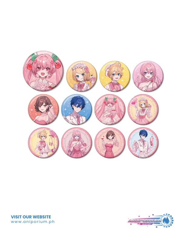 Sakura Miku Original Illustration Cherry Blossom Party Ver. Art by Shugao Trading Can Badge
