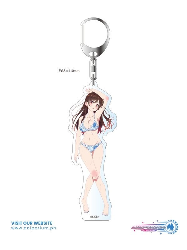 "Rent-A-Girlfriend" 2nd Season Original Illustration Big Acrylic Key Chain Swimsuit Ver.