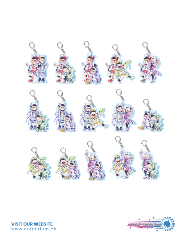 "Osomatsu-san" #Oshi to Ame Life Size Pair Acrylic Key Chain