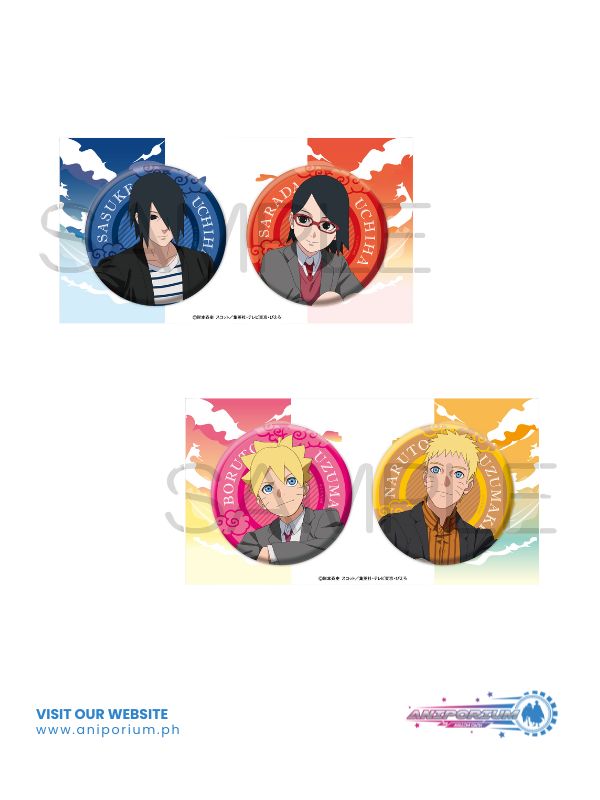 BORUTO NARUTO NEXT GENERATIONS" Kirakira Can Badge 2 Set (Young Ver.)