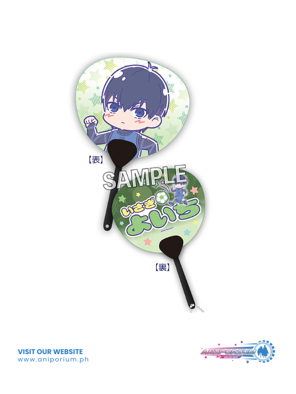 "Blue Lock" Mini Uchiwa Key Chain Melon Pop